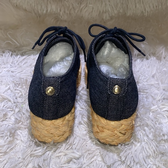 Calvin Klein Denim Platform Shoes - Picture 3 of 9